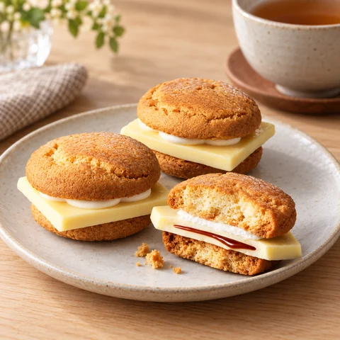 THEバタースコッチバーガー：雰囲気と断面