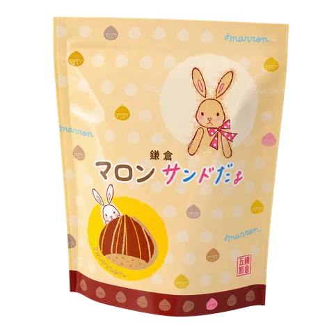 鎌倉マロンサンドだょ：箱・パッケージ