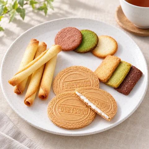 銘菓セット：雰囲気と断面