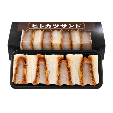 ヒレカツサンド：箱・パッケージ
