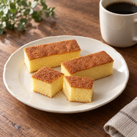 ニューヨークチーズケーキ：雰囲気と断面