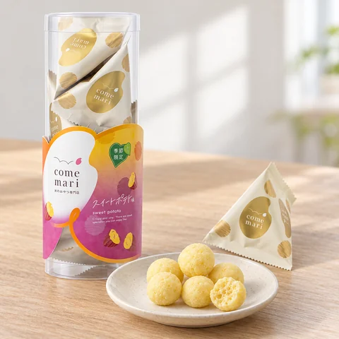 スイートポテト味：雰囲気と断面
