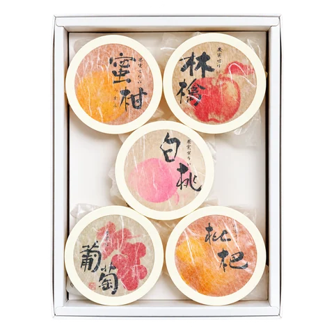 果実まるごとゼリー：箱・パッケージ