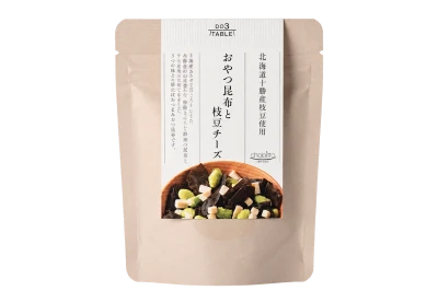 おやつ昆布と枝豆チーズ：箱・パッケージ