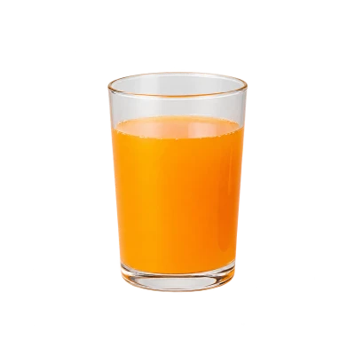 めろん果汁入り飲料（赤肉）：盛り付け