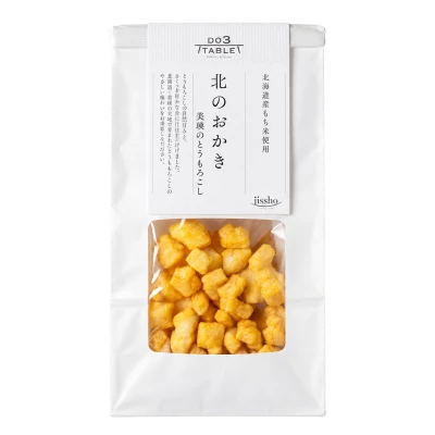 北のおかき 美瑛のとうもろこし：箱・パッケージ