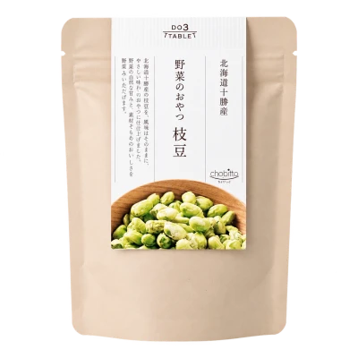 野菜のおやつ 枝豆：箱・パッケージ
