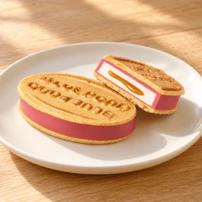 アップル キャラメルクリスピー：中身・断面