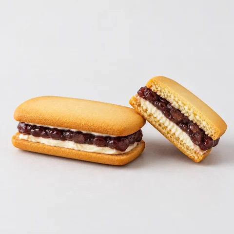 焼きたてクッキーサンド 餡バター：箱・パッケージ