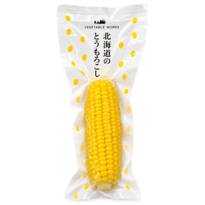 北海道のとうもろこし：箱・パッケージ