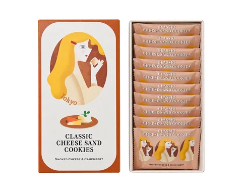 クラシックチーズサンド スモークチーズ＆カマンベール：箱・パッケージ
