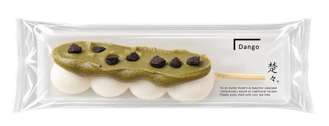 抹茶クッキーだんご：箱・パッケージ