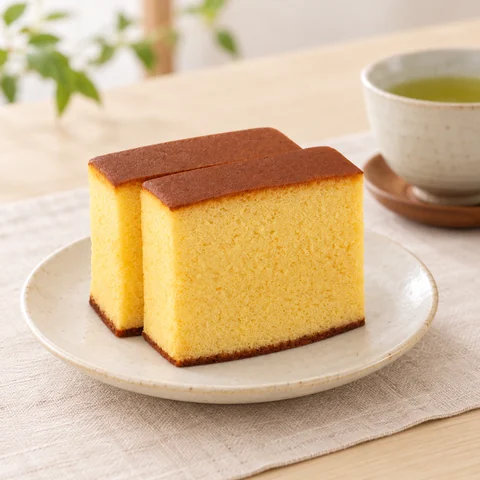 かすてーら ハニー：雰囲気と断面