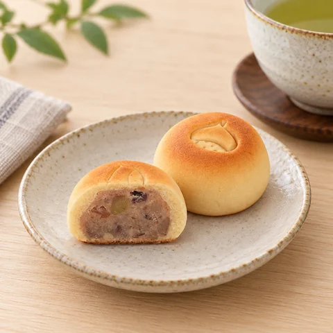 おちょぼ栗：雰囲気と断面