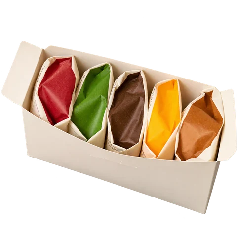 くりーむパン 定番5種セット：箱・パッケージ
