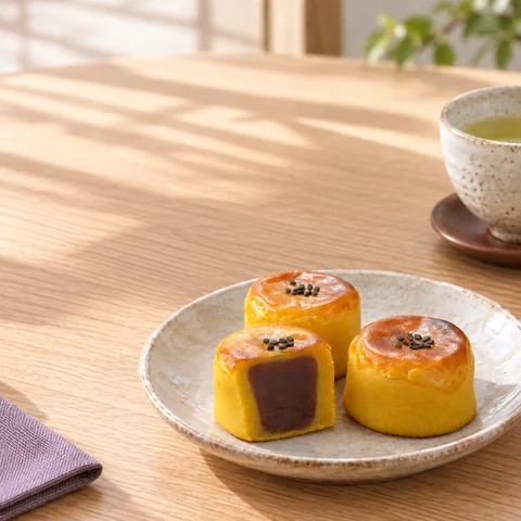 スイートポテあん：雰囲気と断面