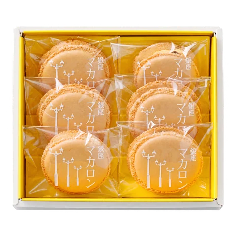 銀座マカロン：箱・パッケージ