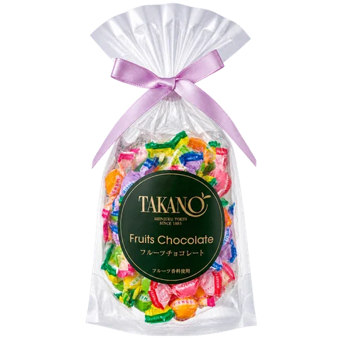 フルーツチョコレート：箱・パッケージ